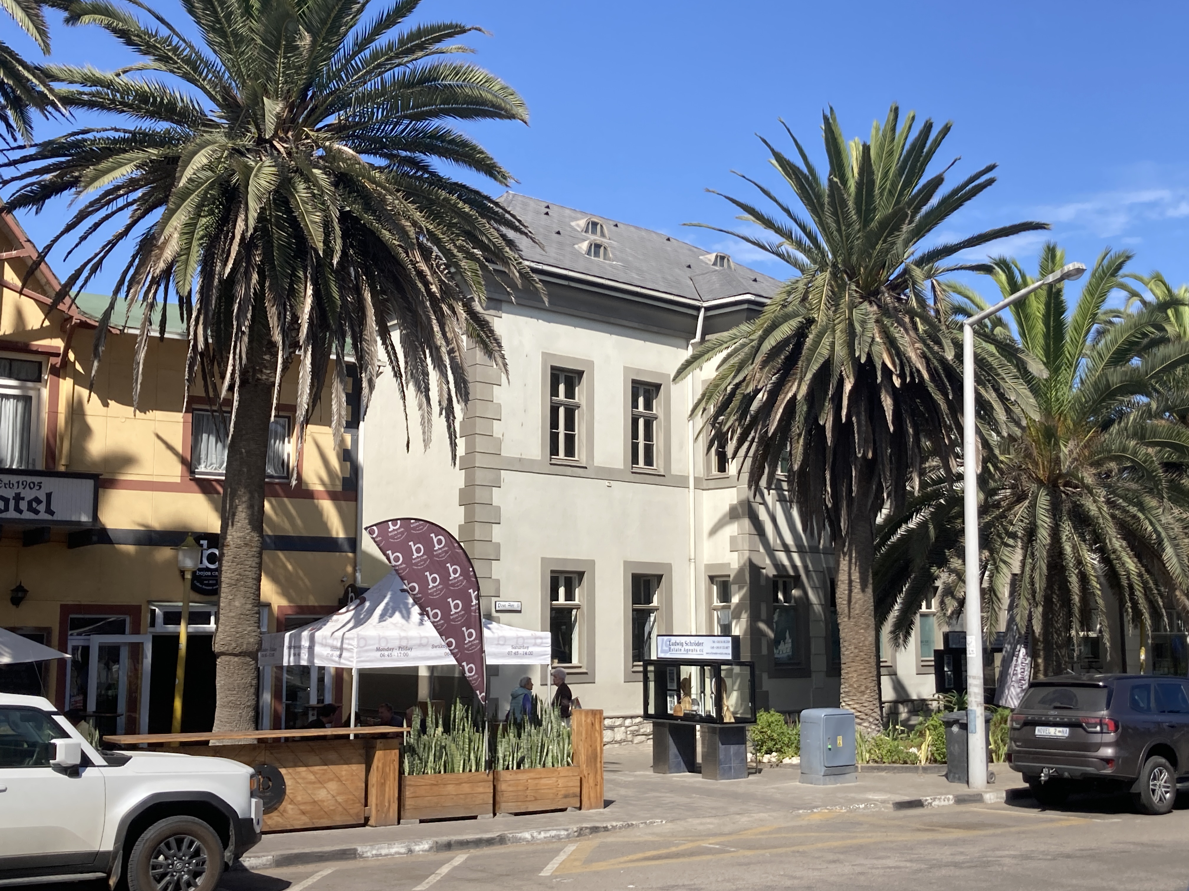 Ludwig Schröder Estate Agents office at 11 Daniel Tjongarero Avenue, Swakopmund